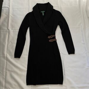 Lauren Ralph Lauren Black Knit Dress